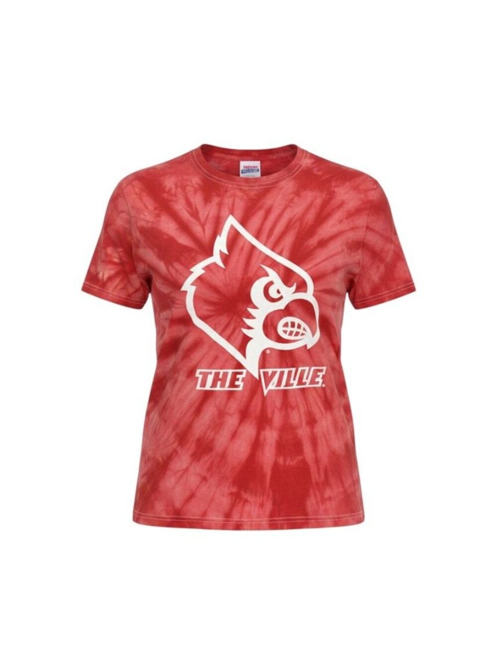 Louisville Cardinals Red Tie-Dye The Ville T-Shirt Hanes Adult XL